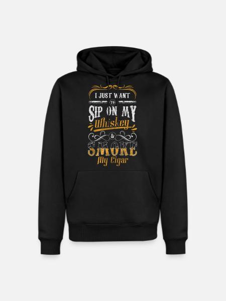 Smoker Smoke - Men's Premium Hoodie - black