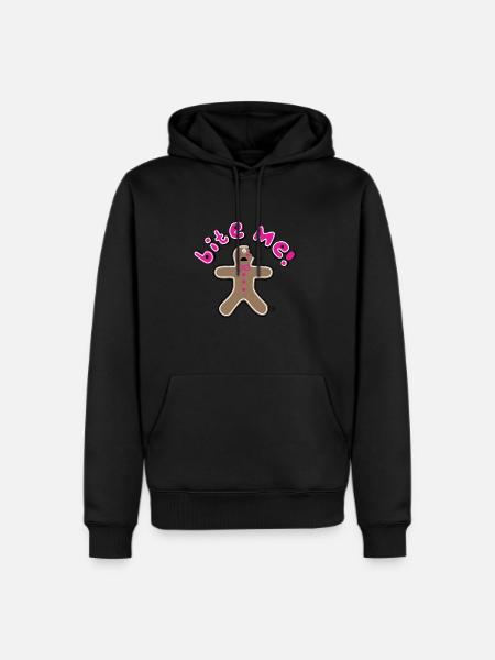 BITE ME GMAN - Men's Premium Hoodie - black