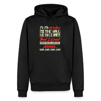 window to the wall to the comfy - Men's Premium Hoodie - black - Front - Nico (187cm) & Julia (174cm)