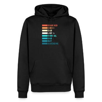 Single Dad Daddy Single Parent - Men's Premium Hoodie - black - Front - Nico (187cm) & Julia (174cm)