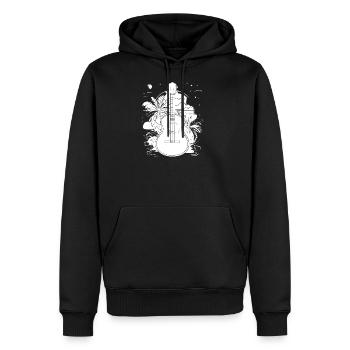 Hawaii Music - Men's Premium Hoodie - black - Front - Nico (187cm) & Julia (174cm)