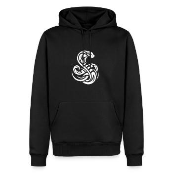 Venomous Snake Tattoo - Men's Premium Hoodie - black - Front - Nico (187cm) & Julia (174cm)