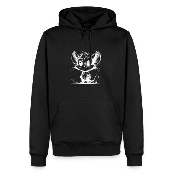 Cute Children's Baby Mouse - Men's Premium Hoodie - black - Front - Nico (187cm) & Julia (174cm)