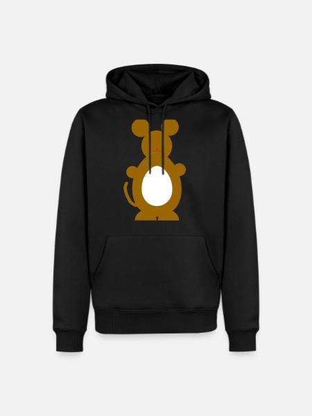br mouse - Men's Premium Hoodie - black