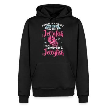 Jellyfish Jelly Fish Tank Sea Jellies Aquarium - Men's Premium Hoodie - black - Front - Nico (187cm) & Julia (174cm)