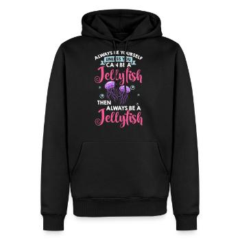 Jellyfish Jelly Fish Tank Sea Jellies Aquarium - Men's Premium Hoodie - black - Front - Nico (187cm) & Julia (174cm)