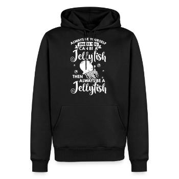 Jellyfish Jelly Fish Tank Sea Jellies Aquarium - Men's Premium Hoodie - black - Front - Nico (187cm) & Julia (174cm)