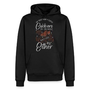 Shoemaker Hobby Work Sole - Men's Premium Hoodie - black - Front - Nico (187cm) & Julia (174cm)