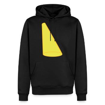 light cone spotlight stage - Men's Premium Hoodie - black - Front - Nico (187cm) & Julia (174cm)