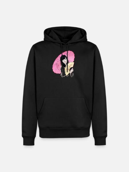 Sakura - Men's Premium Hoodie - black