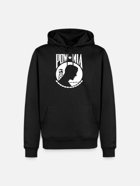 POW MIA Never Forget - Men's Premium Hoodie - black