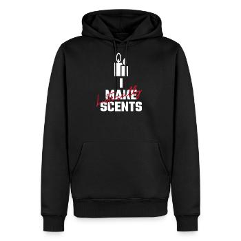 I Make Scents Literally Graphic T-Shirt  - Men's Premium Hoodie - black - Front - Nico (187cm) & Julia (174cm)