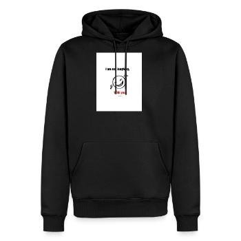Laughing at you - Men's Premium Hoodie - black - Front - Nico (187cm) & Julia (174cm)