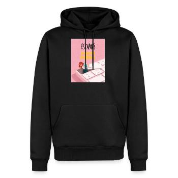 Escaping from My Problems - Men's Premium Hoodie - black - Front - Nico (187cm) & Julia (174cm)