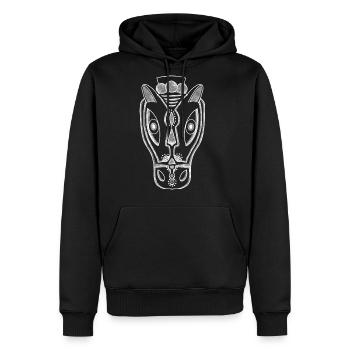 Macho Raton Latin Illustration Art Horse Head - Men's Premium Hoodie - black - Front - Nico (187cm) & Julia (174cm)