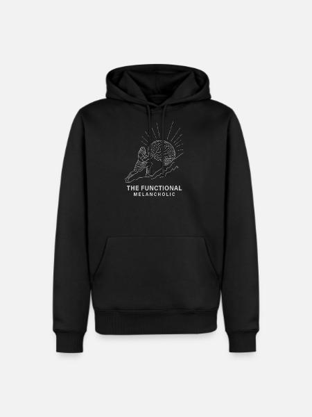 The Functional Melancholic - Men's Premium Hoodie - black