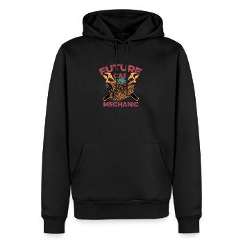 Future Car Mechanic Repairman Gift - Men's Premium Hoodie - black - Front - Nico (187cm) & Julia (174cm)