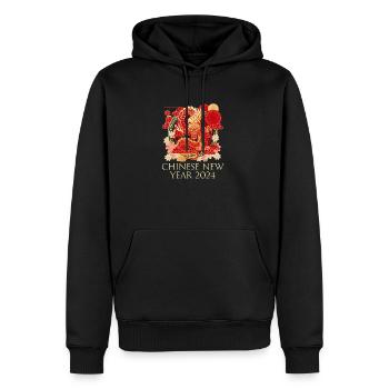Chinese New Year 2024 Matching Family Relatives Se - Men's Premium Hoodie - black - Front - Nico (187cm) & Julia (174cm)