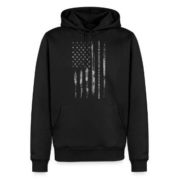 I Refuse To Talk Gun Control Wit... - Men's Premium Hoodie - black - Front - Nico (187cm) & Julia (174cm)