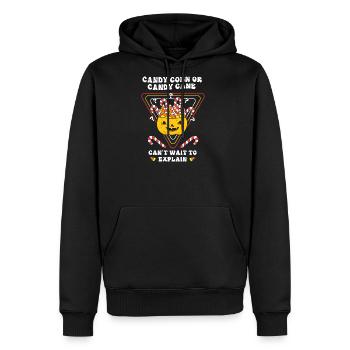 Halloween Gender Reveal Baby Shower - Men's Premium Hoodie - black - Front - Nico (187cm) & Julia (174cm)