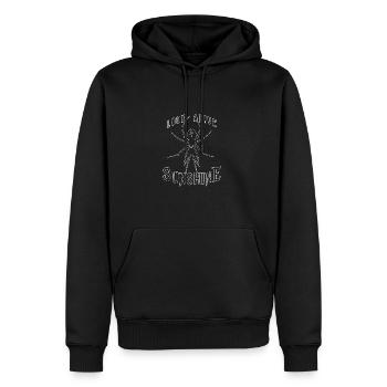 Look Alive Sunshine Art graphique T Shirt - Molleton à capuche Premium pour homme - noir - Devant - Nico (187cm) & Julia (174cm)
