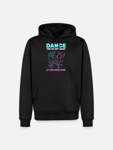 Dance Party Sock Hop - Men's Premium Hoodie - black