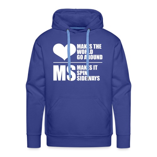 MS Makes the World spin - Men's Premium Hoodie