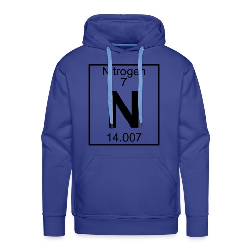 Element 7 - N (nitrogen) - Full - Men's Premium Hoodie