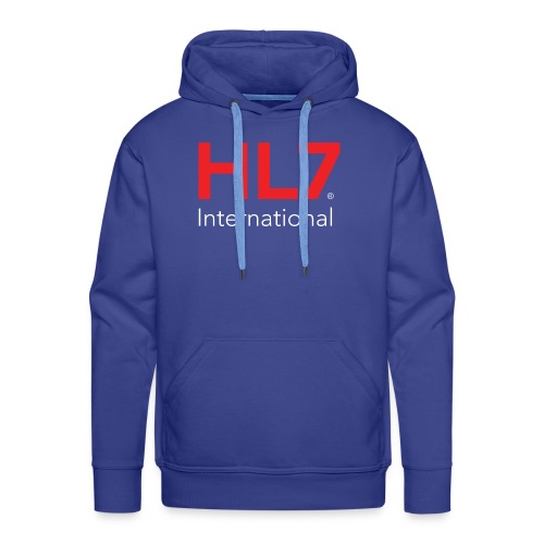 HL7 International Logo - Reverse - Men's Premium Hoodie