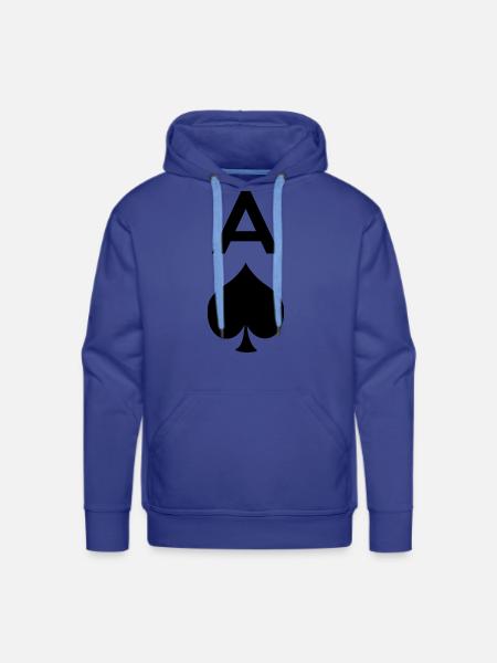 Ace Of Spades - Men's Premium Hoodie - royal blue