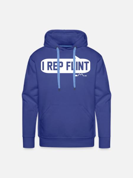 I Rep Flint - Men's Premium Hoodie - royal blue