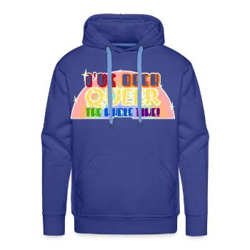 I've been queer the whole time - Men's Premium Hoodie - royal blue - Front - Liam (192cm)