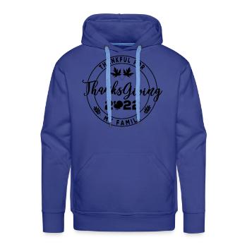 Thanksgiving Family Matching - Men's Premium Hoodie - royal blue - Front - Liam (192cm)