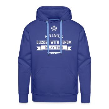 Limbs Blessed With Venom - Men's Premium Hoodie - royal blue - Front - Liam (192cm)