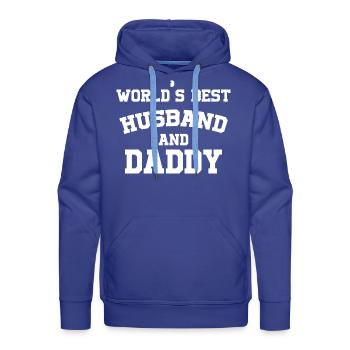 world s best husband - Men's Premium Hoodie - royal blue - Front - Liam (192cm)