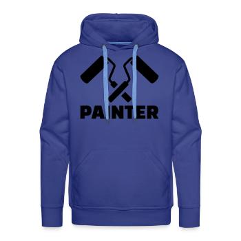 Painter - Men's Premium Hoodie - royal blue - Front - Liam (192cm)