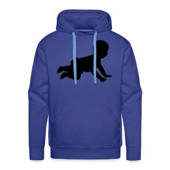 baby - Men's Premium Hoodie - royal blue - Front - Liam (192cm)