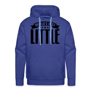 World s Best Little - Men's Premium Hoodie - royal blue - Front - Liam (192cm)