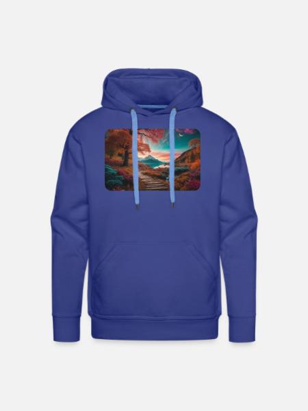 Cosmic Connection - Men's Premium Hoodie - royal blue