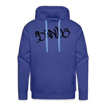 bando tag - Men's Premium Hoodie - royal blue - Front - Liam (192cm)