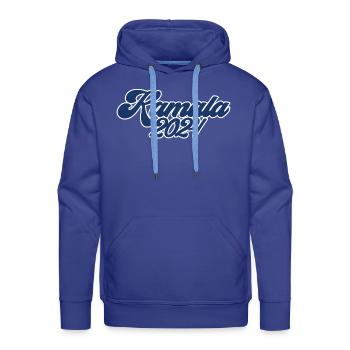 Kamala 2024 - Men's Premium Hoodie - royal blue - Front - Liam (192cm)