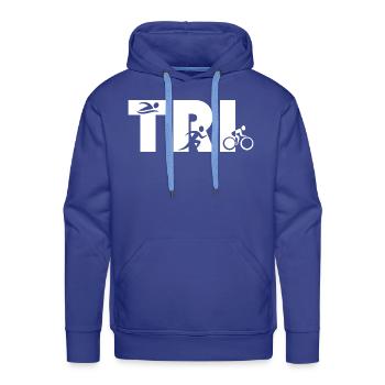 triathlon - Men's Premium Hoodie - royal blue - Front - Liam (192cm)