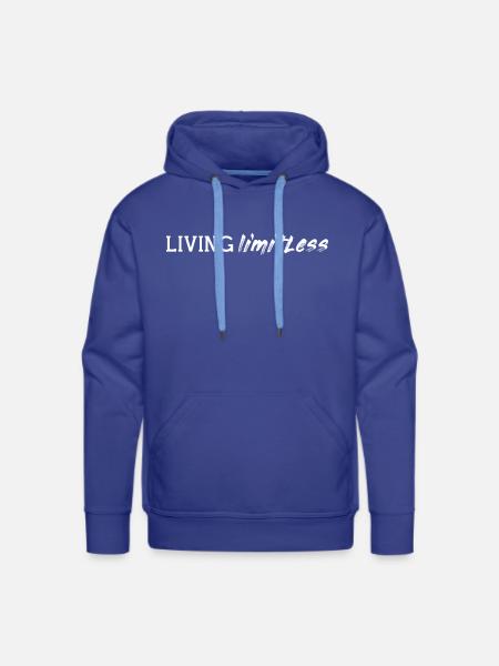 Living Limitless - Men's Premium Hoodie - royal blue
