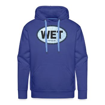 WET Euro Car Decal - Men's Premium Hoodie - royal blue - Front - Liam (192cm)