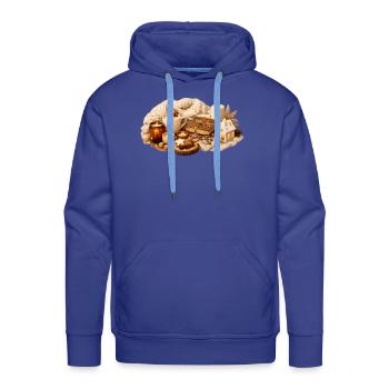 Cozy Rustic Hearth Night - Men's Premium Hoodie - royal blue - Front - Liam (192cm)