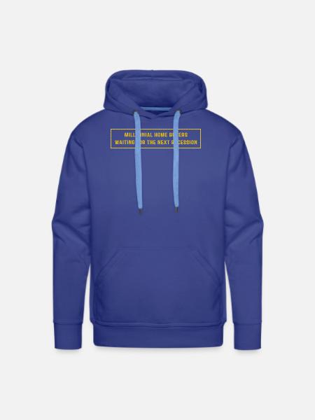 Internet Humor Money Meme - Men's Premium Hoodie - royal blue