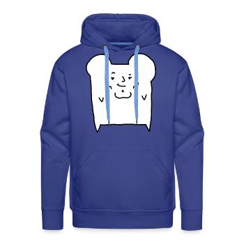 Chad Bread - Men's Premium Hoodie - royal blue - Front - Liam (192cm)