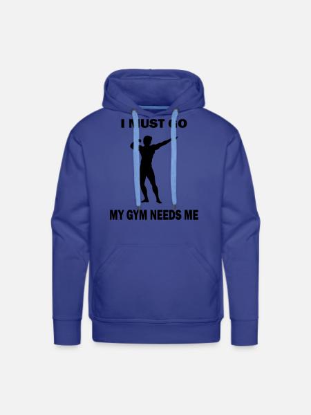 mygym - Men's Premium Hoodie - royal blue