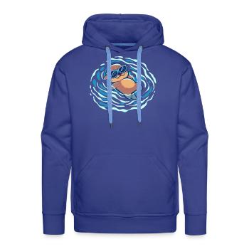 An Otterly Good Summer - Men's Premium Hoodie - royal blue - Front - Liam (192cm)