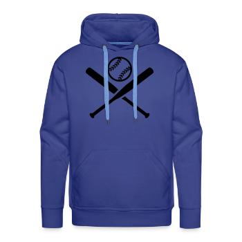 Softball - Men's Premium Hoodie - royal blue - Front - Liam (192cm)